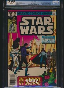 Star Wars 43 Marvel 1981 CGC 9.8 white pgs Newsstand 1st Lando Calrissian key