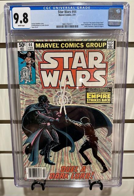 -star Wars #44 Newsstand Cgc 9.8 White Pages Marvel Comics