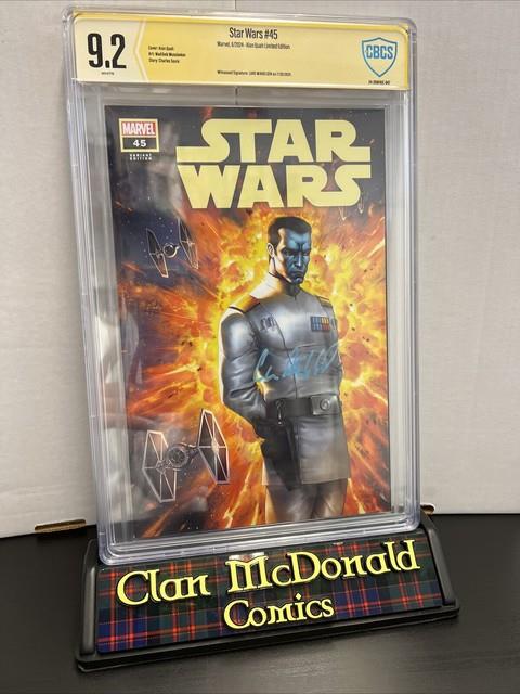 Star Wars #45 Signed By Lars Mikkelsen Graded Cbcs 9.2 Marvel Comics