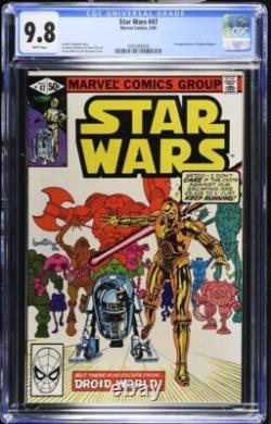Star Wars #47 (1981) Marvel Key 1st Captain Kligston CGC 9.8 AA831 Star Wars #47 (1981) Marvel Key 1st Captain Kligston CGC 9.8 AA831