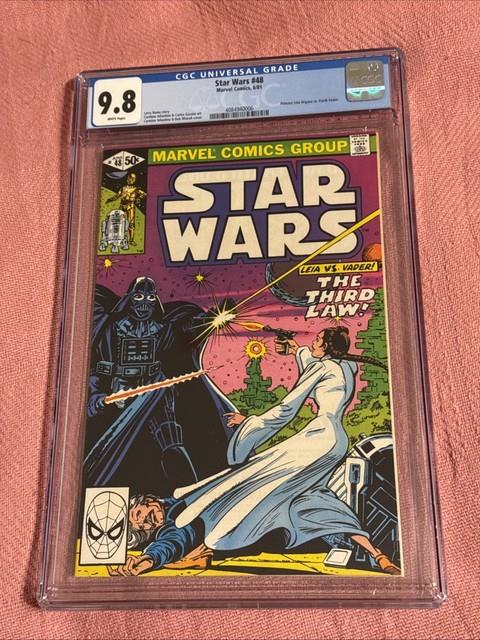 Star Wars #48, Cgc 9.8 Wp, Princess Leia Organa Vs. Darth Vader, Marvel 1981