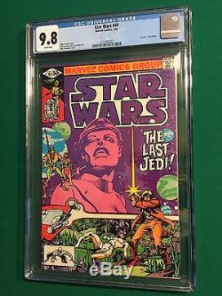 Star Wars #49 BEAUTIFUL The Last Jedi CGC 9.8 WHITE PAGES FREE SHIP
