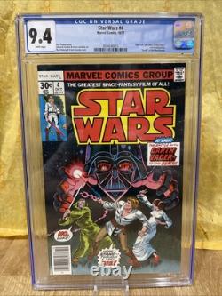 Star Wars #4 1st Printing 1977 Graded Comic Cgc 9.4 White Pages Darth Star Wars #4 1st Printing 1977 Graded Comic Cgc 9.4 White Pages Darth
