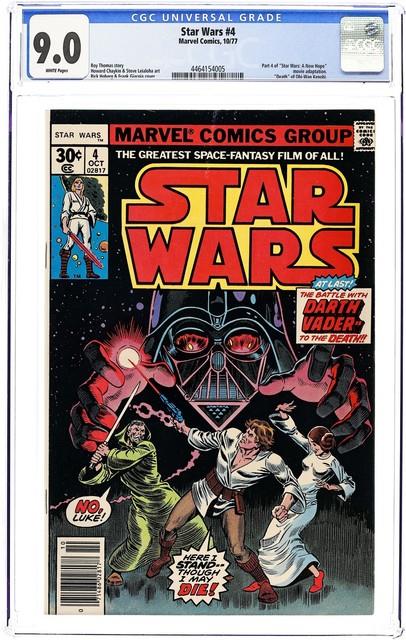 Star Wars #4 1st Printing Cgc 9.0 1977 4464154005