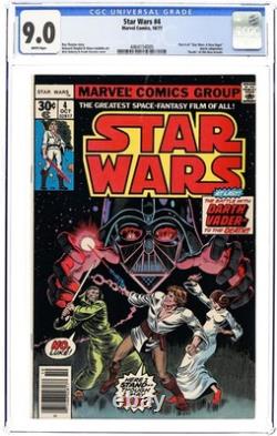 Star Wars #4 1st Printing CGC 9.0 1977 4464154005