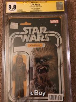 Star Wars #4 (2015) JTC Action Variant- CGC SS 9.8 Peter Mayhew