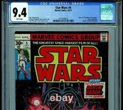 Star Wars #4 CGC 9.4 NM 1977 Marvel Comics Amricons K21