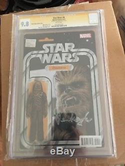 Star Wars 4 CGC 9.8 SS Chewbacca Action Figure Variant Mayhew Auto Signed