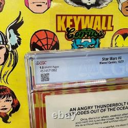 Star Wars #4 CGC 9.8 White Pages Death Obi-Wan Marvel 1977