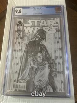 Star Wars #4 CGC 9.8 White Pages Sketch Cover- Alex Ross Variant (2013)