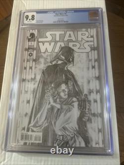 Star Wars #4 CGC 9.8 White Pages Sketch Cover- Alex Ross Variant (2013)