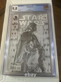 Star Wars #4 CGC 9.8 White Pages Sketch Cover- Alex Ross Variant (2013)