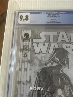 Star Wars #4 CGC 9.8 White Pages Sketch Cover- Alex Ross Variant (2013)