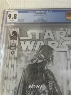 Star Wars #4 CGC 9.8 White Pages Sketch Cover- Alex Ross Variant (2013)