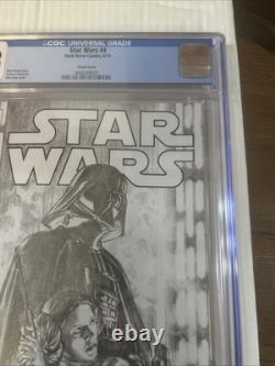 Star Wars #4 CGC 9.8 White Pages Sketch Cover- Alex Ross Variant (2013)