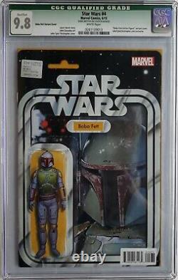 Star Wars 4 Cgc 9.8 Signed Jeremy Bulloch Mandalorian Rise Of Skywalker 2015