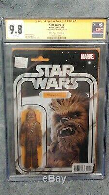 Star Wars #4 Chewbacca Figure Variant CGC 9.8 Not CBCS Signed By Peter Mayhew