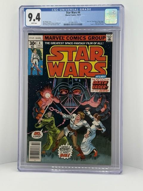 Star Wars #4 Original 1977 Cgc 9.4
