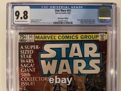 Star Wars 50 CGC 9.8 NM/M Newsstand Variant (Top Pop/Highest Grade) 1st IG-88