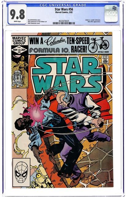 Star Wars #56 Cgc 9.8 1982 4632676025