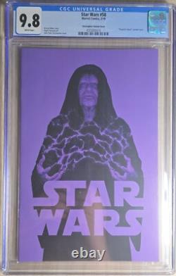 Star Wars #58 John Tyler Christopher Palpatine Negative Variant Cover Grade 9.8