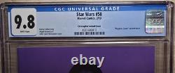 Star Wars #58 John Tyler Christopher Palpatine Negative Variant Cover Grade 9.8