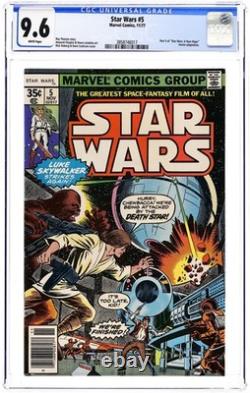 Star Wars #5 CGC 9.6 1977 3858746017 Star Wars #5 CGC 9.6 1977 3858746017