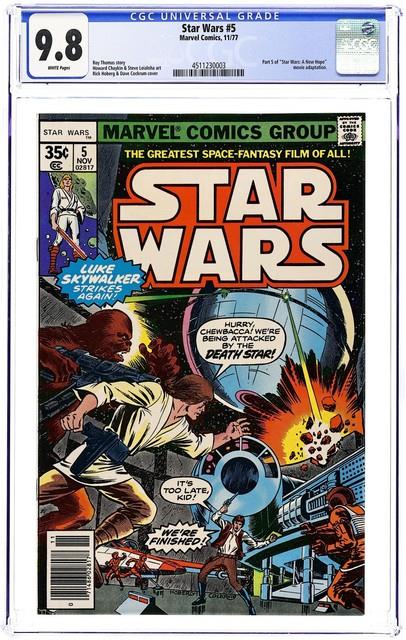 Star Wars #5 Cgc 9.8 1977 4511230003