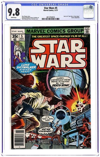 Star Wars #5 Cgc 9.8 1977 4613764010