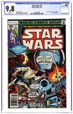 Star Wars #5 CGC 9.8 1977 4613764010