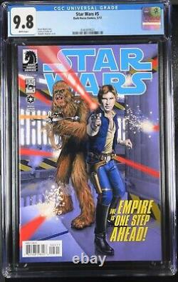 Star Wars #5 CGC 9.8 Han Solo Chewbacca Rodolfo Migliari Cover 2013 Dark Horse