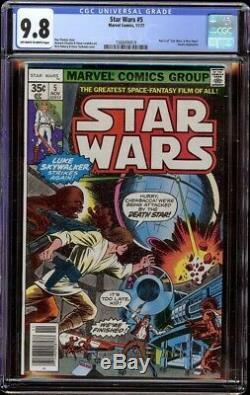 Star Wars 5 CGC 9.8 OWithW (Marvel, 1977) Dave Cockrum cover