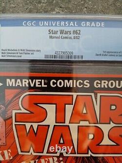 Star Wars #62 CGC 9.0 Marvel Comics