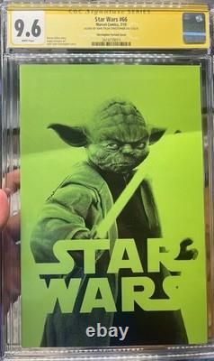 Star Wars 66 Cgc 9.6 Jtc Yoda Negative Variant Auto