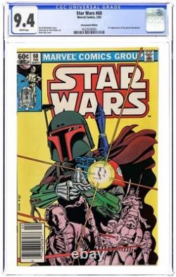 Star Wars #68N CGC 9.4 Newsstand 1983 4522034003 1st app of Mandalorians