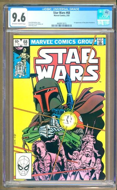 Star Wars #68 (1983) Cgc 9.6 Owithw Michelinie Day Boba Fett Mandalore