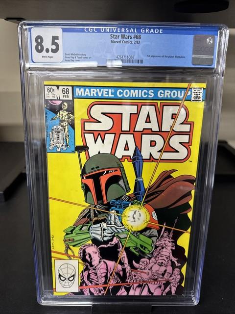 Star Wars #68 Cgc 8.5 1st Fenn Shysa 1st Planet Mandalore 1st Mandalorians