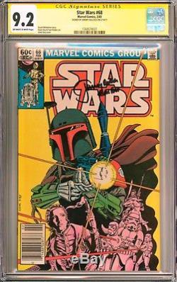 Star Wars #68 CGC 9.2 Off-White to White Pages NM. Signed by Jeremy Bulloch