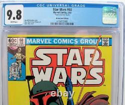 Star Wars #68 Marvel CGC 9.8 Newsstand Mark Jeweler Insert, Boba Fett