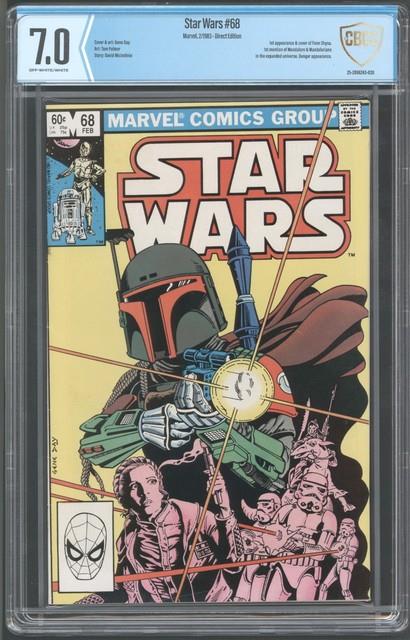 Star Wars #68 Marvel Comics 1983 Cbcs 7.0 1st Appearance Mandalorians