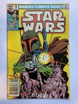 Star Wars #68 Newsstand (Marvel Comics 1983) Boba Fett App. 1st Mandalorians Star Wars #68 Newsstand (Marvel Comics 1983) Boba Fett App. 1st Mandalorians