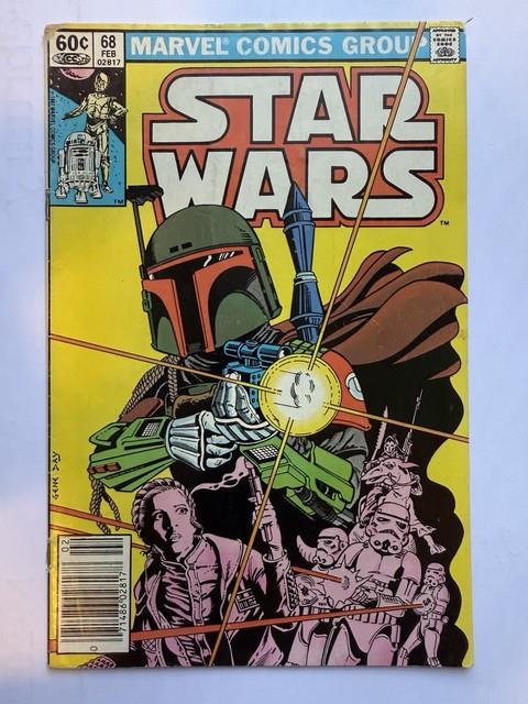 Star Wars #68 Newsstand (marvel Comics 1983) Boba Fett App. 1st Mandalorians