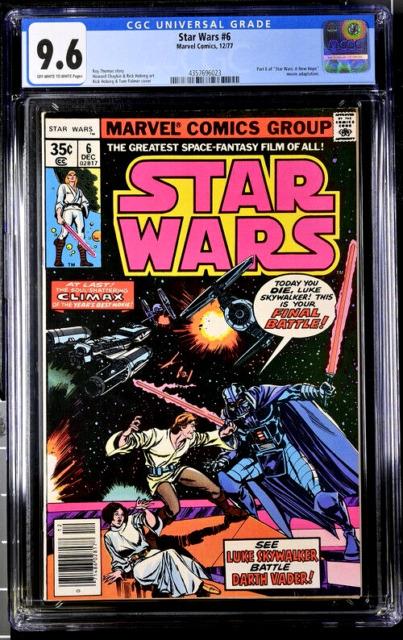Star Wars 6 Cgc 9.6 Nm+off White To White Pages