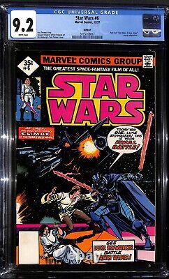 Star Wars #6 Reprint CGC 9.2 White Pages Marvel Comics 1977