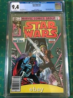 Star Wars #71 Cgc 9.4 White Pages (1983) Key 1st App. Bossk Newsstand