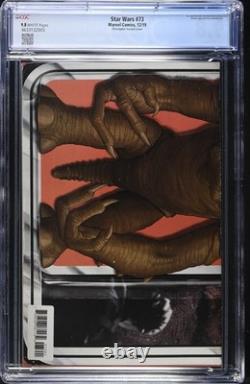 Star Wars #73 John Tyler Christopher Rancor Action Figure Variant CGC 9.8