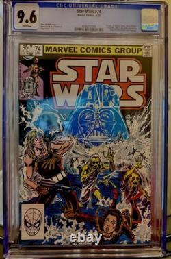 Star Wars #74 Vol. 1 1983 Marvel Comics CGC 9.6 White Pages! Darth Vader