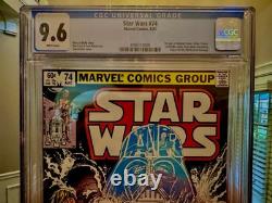 Star Wars #74 Vol. 1 1983 Marvel Comics CGC 9.6 White Pages! Darth Vader