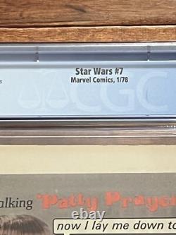 Star Wars #7 CGC 9.4 Expanded Universe Story 1978 Marvel Comics Newsstand 1st Ap