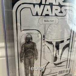 Star Wars #7 CGC 9.8 SS Signed Boba Fett By Tyler Christopher AFV Sketch Cover